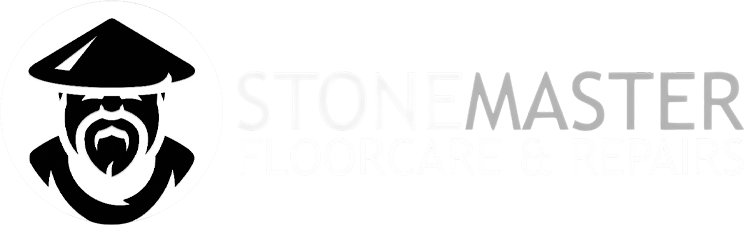 Stonemaster Floorcare & Repairs logo inverted